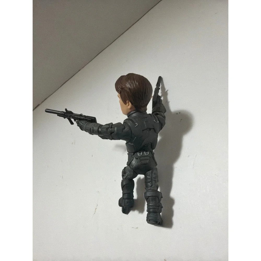 Halo Reach Buck Action Figure McFarlane Toys ODST Black Tactical Gear Dual SMGs